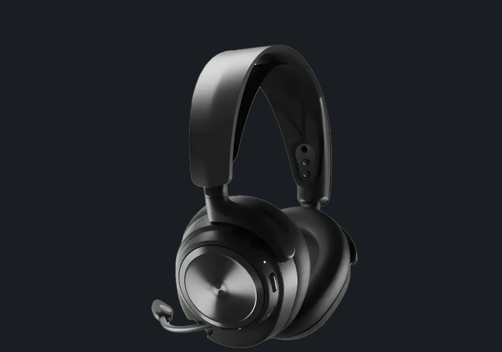 SteelSeries Arctis Nova Pro Wireless Multi-System Gaming Headset - Premium Hi-Fi Drivers - Active Noise Cancellation - Infinity Power System - ClearCast Gen 2 Mic - PC, PS5, PS4, Switch, Mobile / 61520 / 61520